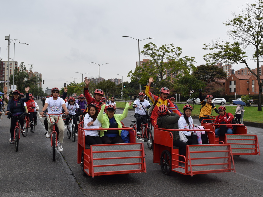 Ciclopaseo en Ciclovía