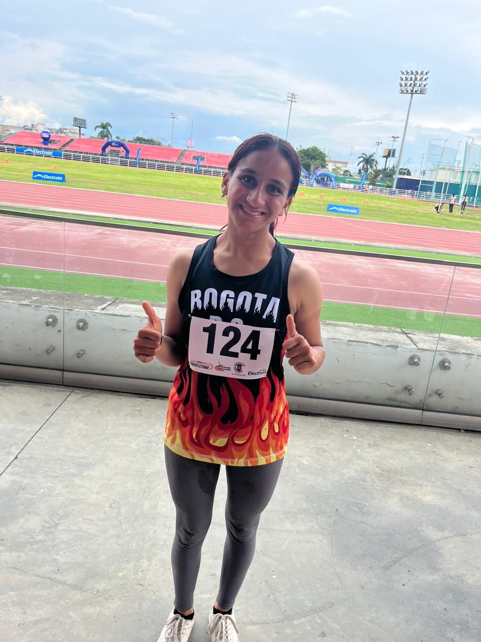 Laura Micolta, oro en lanzamiento de club en el Nacional de Paraatletismo. Foto IDRD. 