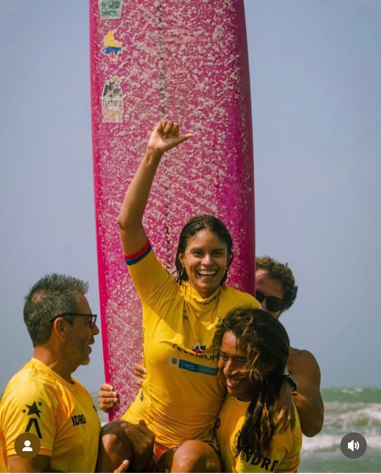 Margarita Conde ganó 4 medallas de oro en el Nacioal de Surf. Foto IDRD.