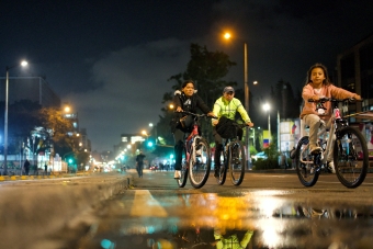Ciclovía nocturna - 12 de diciembre de 2024