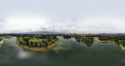 Lago del parque Simón Bolívar