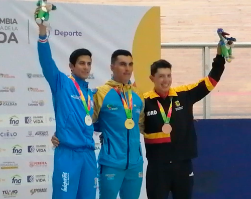 Restrepo de Caldas (oro) y Soto de Atlántico (plata), completaron el podio de la prueba por puntos.