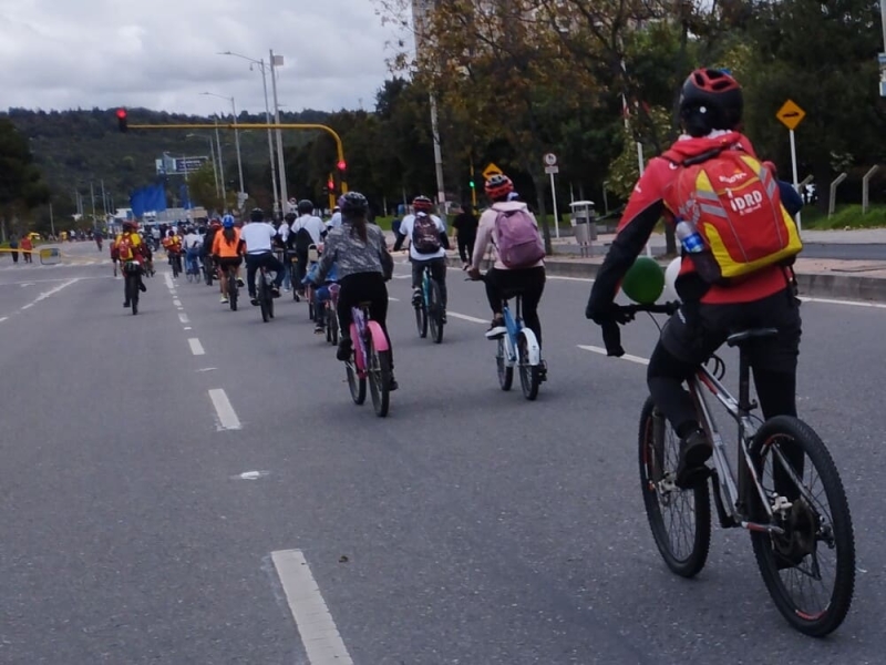 Ciclopaseo en Ciclovía