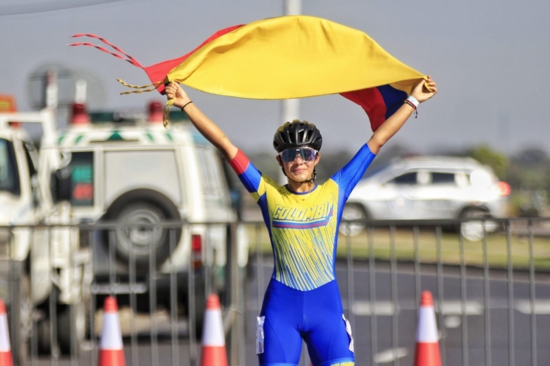 Gabriela Rueda ganó los 10.000 mts puntos y se quedó con 1 oro, 1 plata y 1 bronce en los Juegos Suramericanos. Fotos cortesía COC.